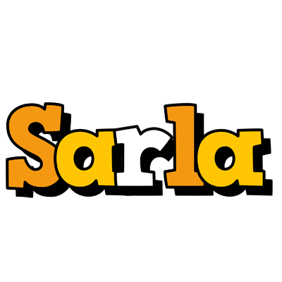 Sarla cartoon logo