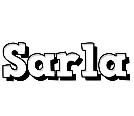 Sarla snowing logo