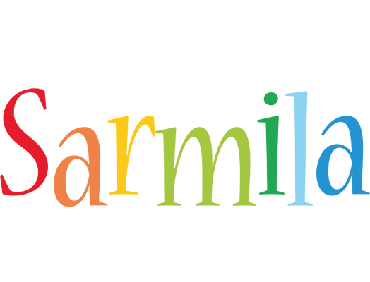 Sarmila birthday logo