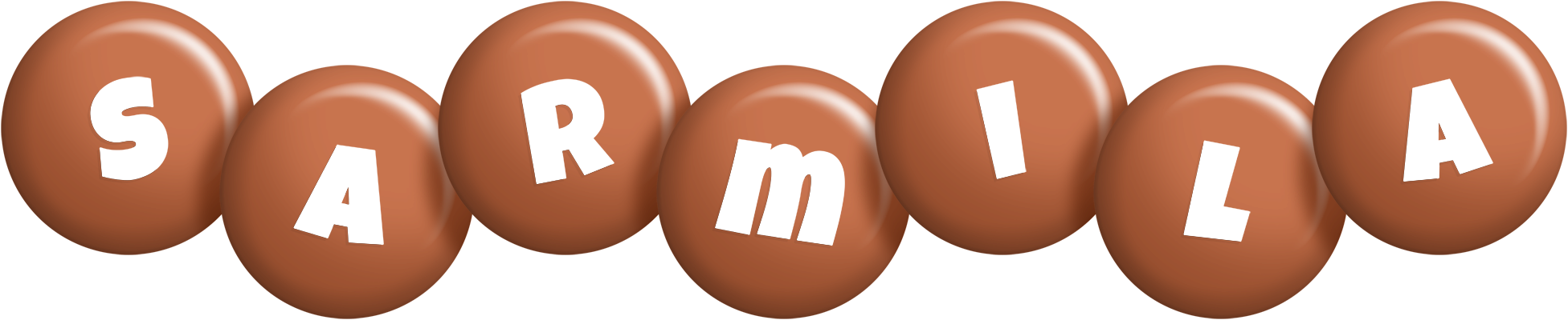 Sarmila candy-brown logo