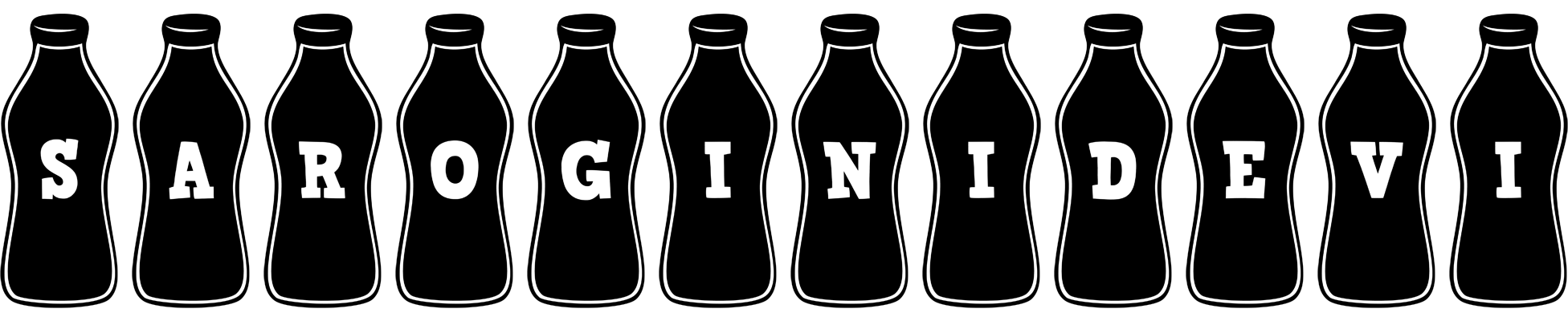 Saroginidevi bottle logo