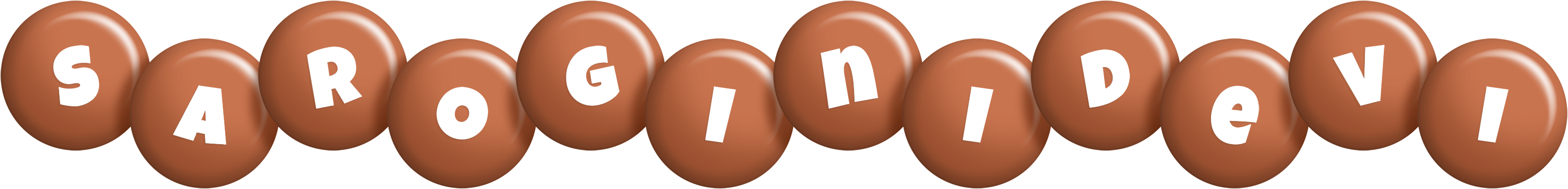 Saroginidevi candy-brown logo
