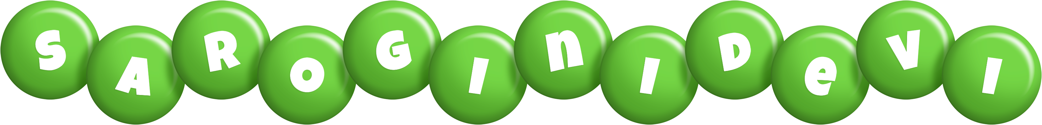 Saroginidevi candy-green logo