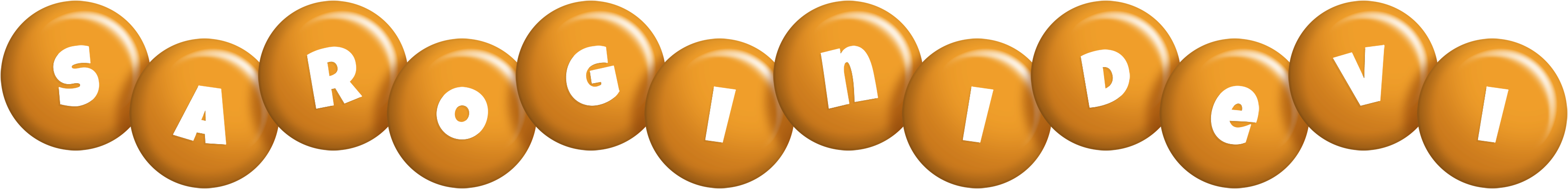 Saroginidevi candy-orange logo