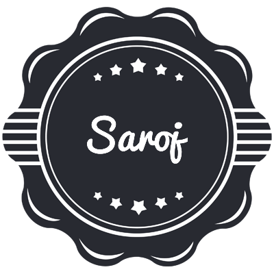 Saroj badge logo