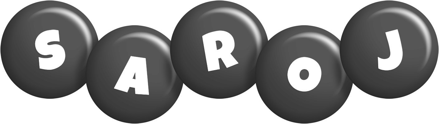 Saroj candy-black logo