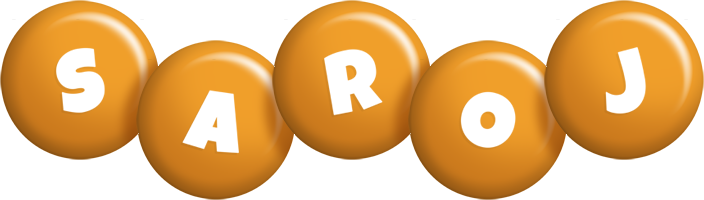 Saroj candy-orange logo
