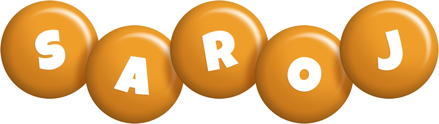 Saroj candy-orange logo