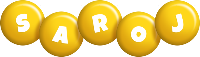 Saroj candy-yellow logo