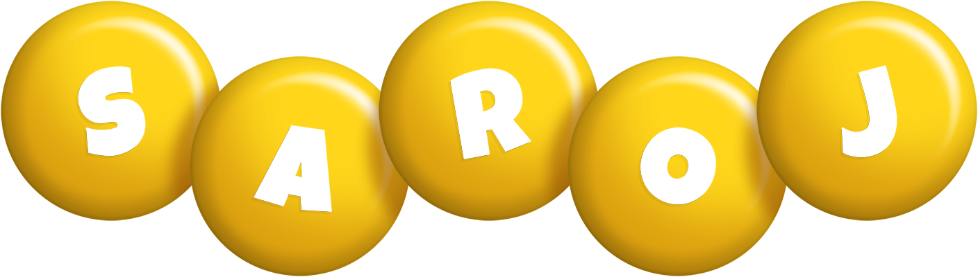 Saroj candy-yellow logo