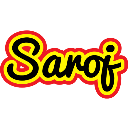 Saroj flaming logo