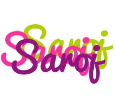 Saroj flowers logo