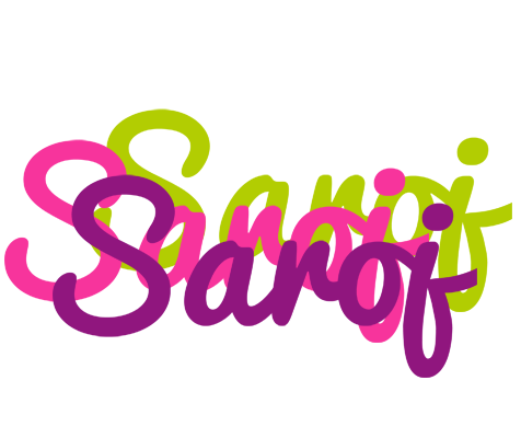 Saroj flowers logo