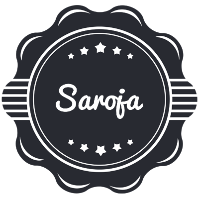 Saroja badge logo