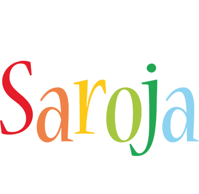 Saroja birthday logo