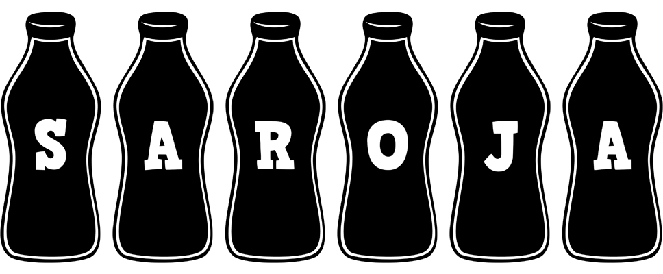 Saroja bottle logo