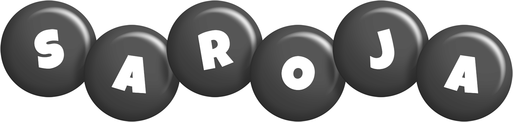 Saroja candy-black logo