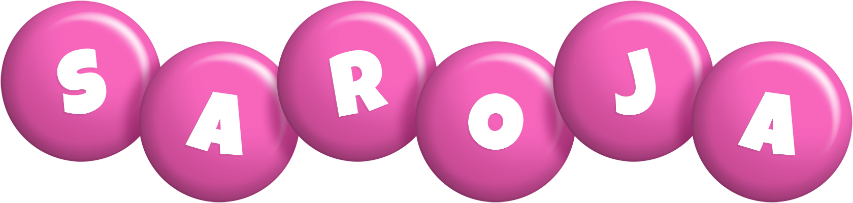 Saroja candy-pink logo