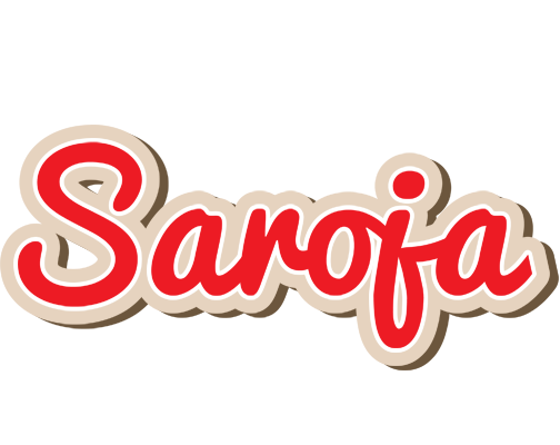 Saroja chocolate logo