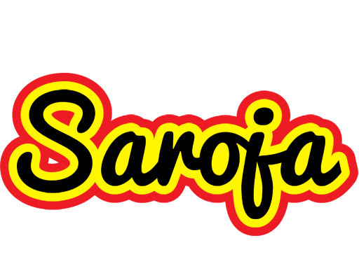 Saroja flaming logo