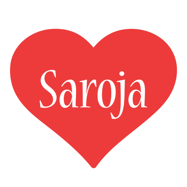 Saroja love logo