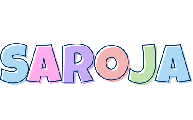 Saroja pastel logo