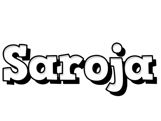 Saroja snowing logo