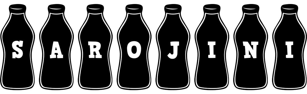 Sarojini bottle logo