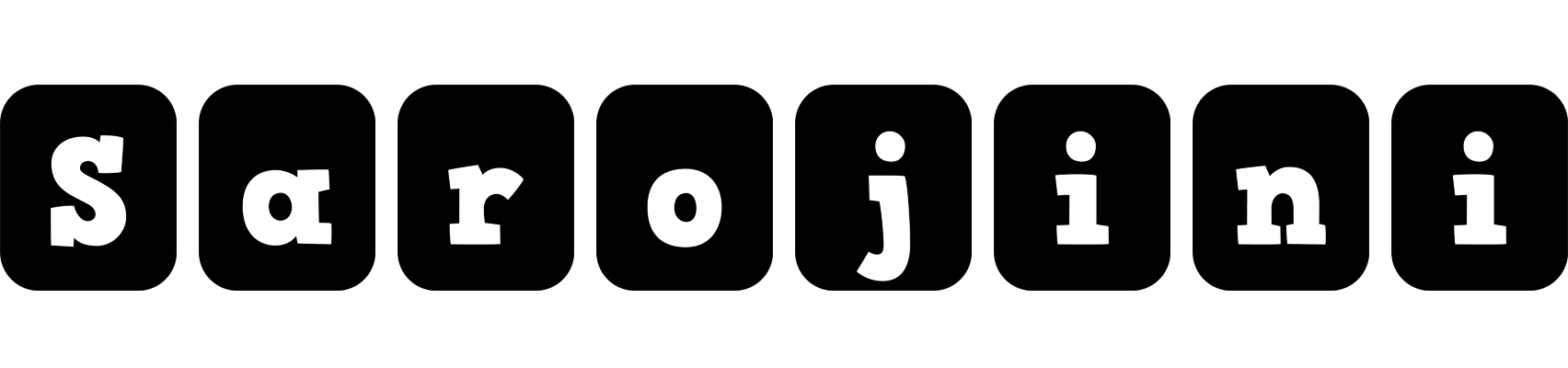 Sarojini box logo