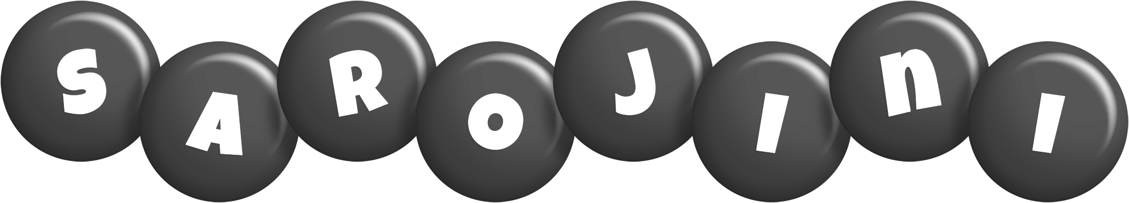 Sarojini candy-black logo