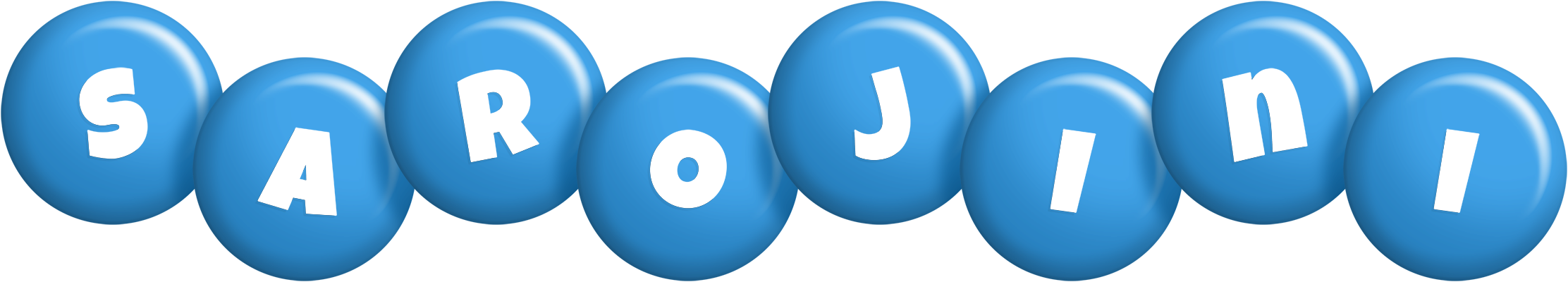 Sarojini candy-blue logo