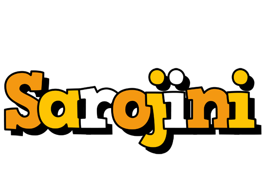 Sarojini cartoon logo