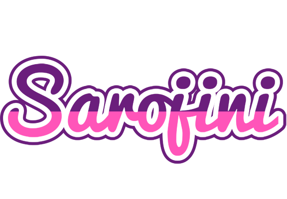 Sarojini cheerful logo