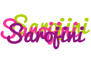 Sarojini flowers logo