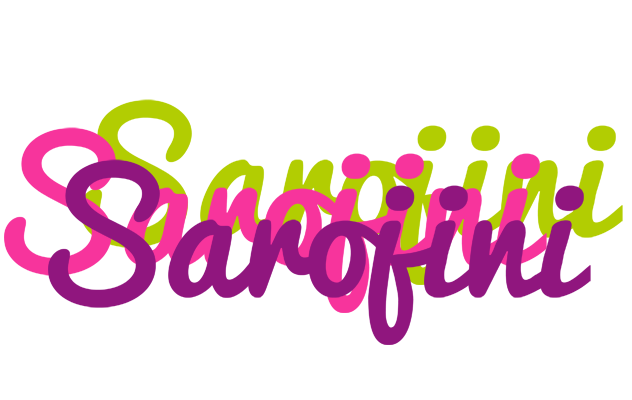 Sarojini flowers logo
