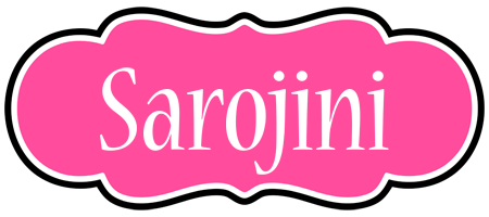 Sarojini invitation logo