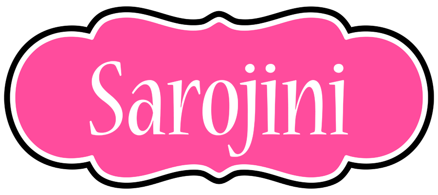 Sarojini invitation logo