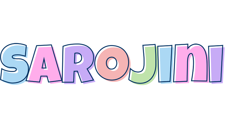 Sarojini pastel logo