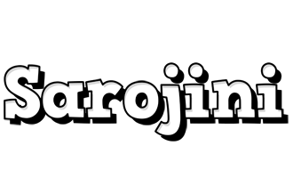 Sarojini snowing logo