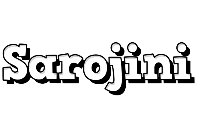 Sarojini snowing logo
