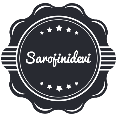 Sarojinidevi badge logo