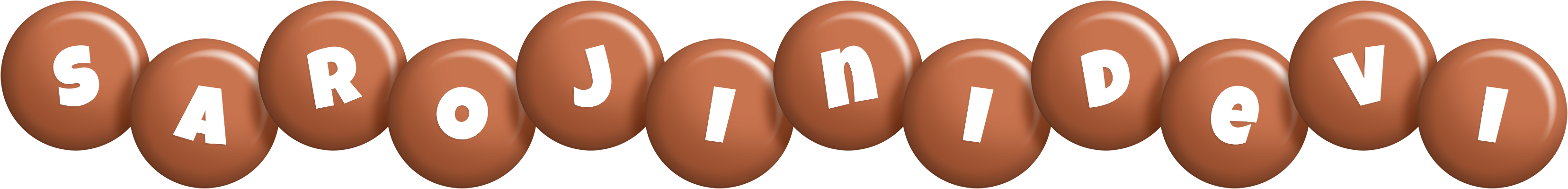 Sarojinidevi candy-brown logo