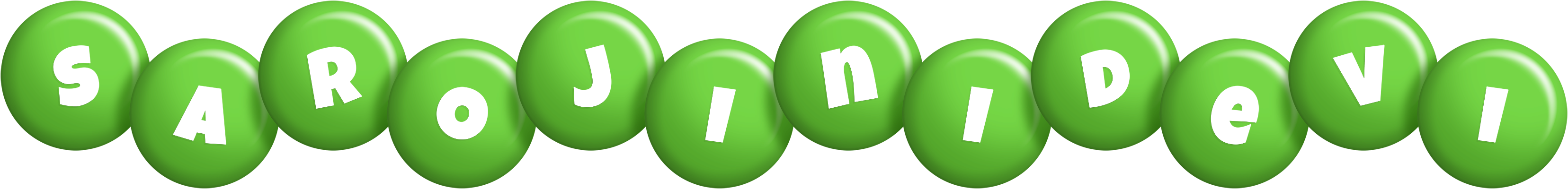 Sarojinidevi candy-green logo