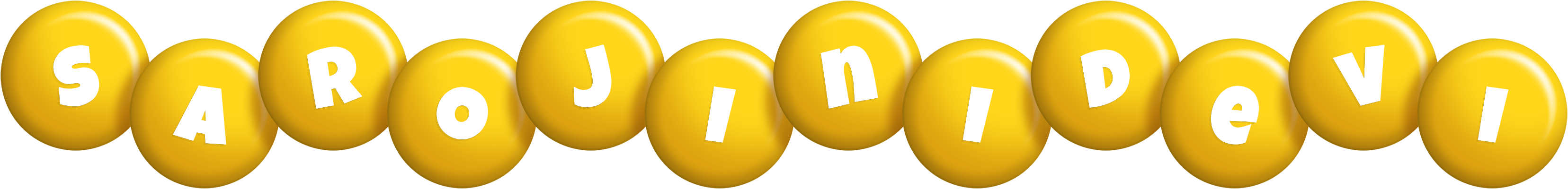 Sarojinidevi candy-yellow logo