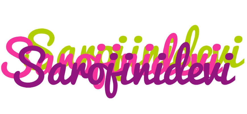 Sarojinidevi flowers logo