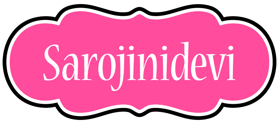 Sarojinidevi invitation logo
