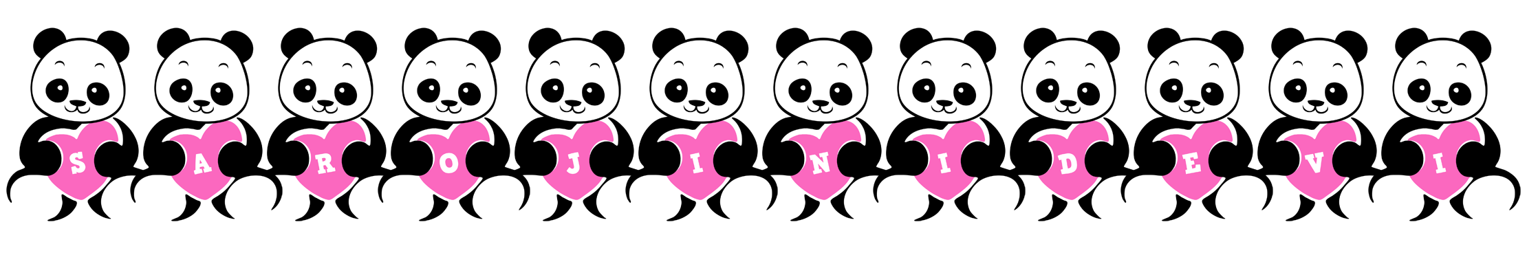 Sarojinidevi love-panda logo