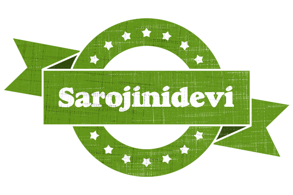 Sarojinidevi natural logo