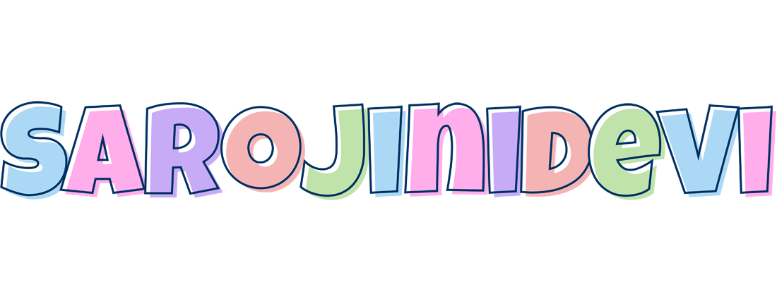 Sarojinidevi pastel logo