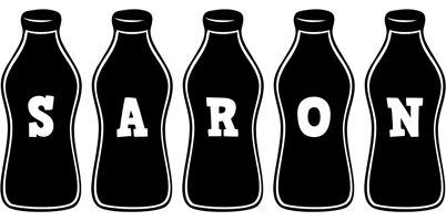 Saron bottle logo